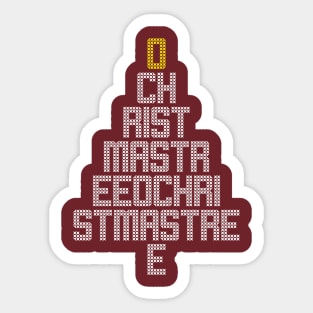 O Christmas Tree Sticker